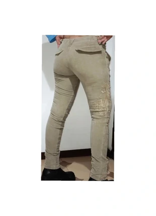 Pantalone a costine elasticizzato, marca: Blu deise, estado: Muy bueno, tamaño: S / 36 / 8, 5,00 €, 5,95 € Protección al comprador incluida