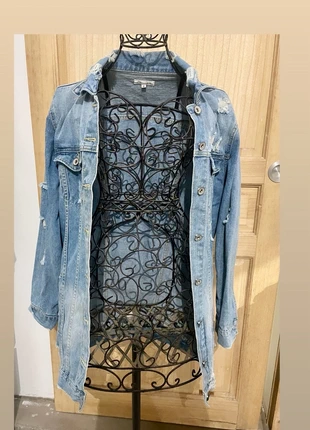 Veste en jean longue effet destroy taille S, marke: Cherry Koko, zustand: Sehr gut, größe: S / 36 / 8, 20,00 €, 21,70 € inklusive Vinted-Käuferschutz