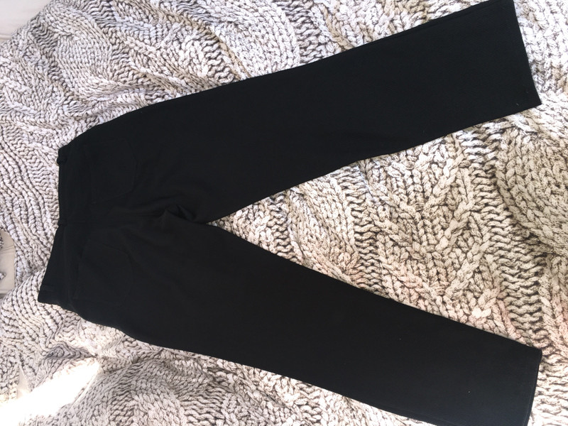Pantalon slim noir 2