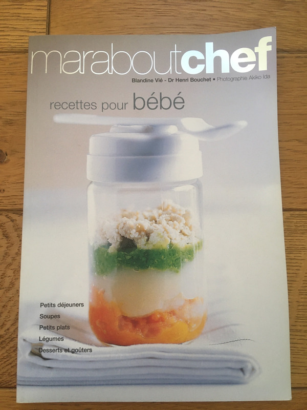 Livre De Recettes Pour Bebe Marabout Chef Vinted