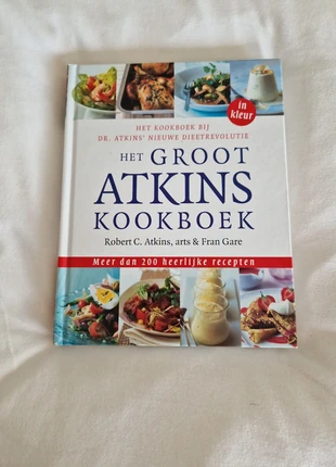 Het groot Atkins kookboek, staat: Heel goed, € 5,00, € 5,95 inclusief Kopersbescherming