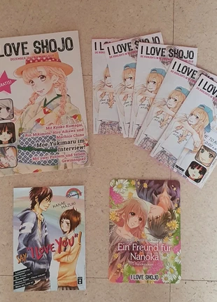 I love Shojo Manga Heftchen Postkarten Set, staat: Heel goed, maat: Universeel, € 7,00, € 8,05 inclusief Kopersbescherming