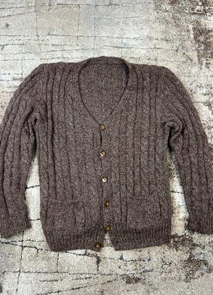 Retro vintage Classic grandpa cardigan heavy very good state M - SKU 142, marca: Vintage Dressing, estado: Muito bom, tamanho: M, €16.00, €17.50 inclui Proteção do Comprador Pro