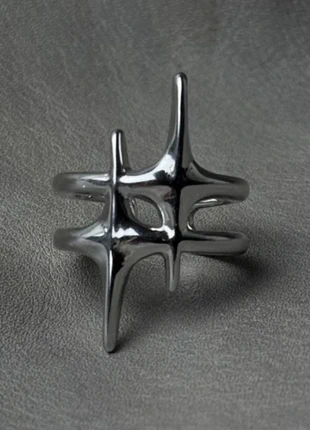 Bague étoilée Star CHROME en acier inoxydable, brand: CHROME, condition: New with tags, size: Adjustable, €12.00, €13.30 includes Buyer Protection