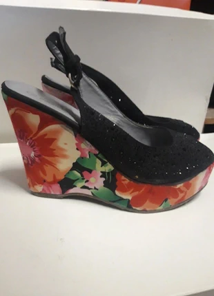 Zeppe floreali, marke: Emanuela P., zustand: Sehr gut, größe: 40, 5,00 €, 5,95 € inklusive Vinted-Käuferschutz