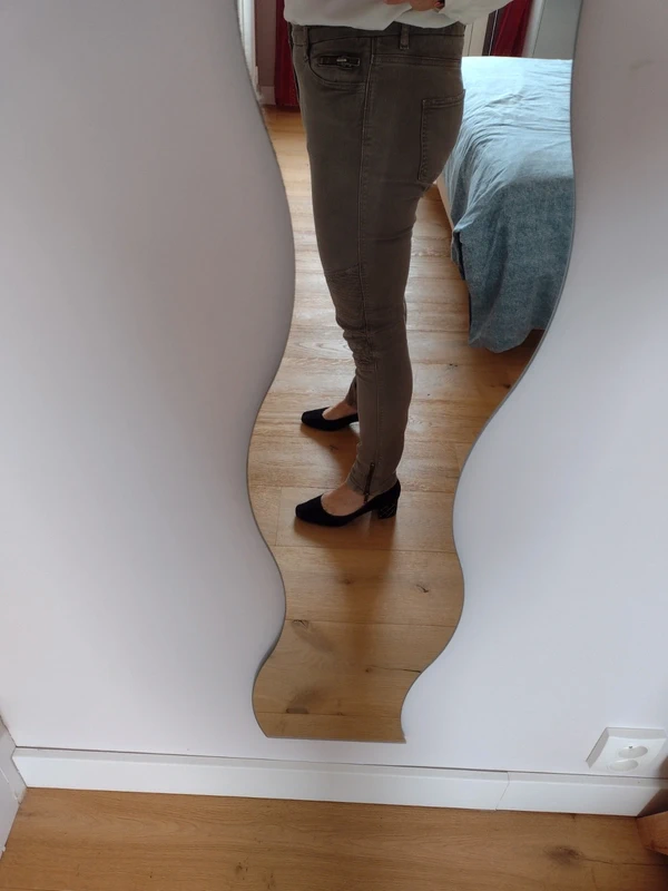 Pantalon femme kaki IKKS - photo numéro 6