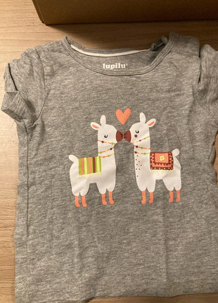 T shirt lama, marque: Lupilu, état: Très bon état, taille: 9-12 mois / 74 cm, 1,00 €, 1,75 € Protection acheteurs incluse