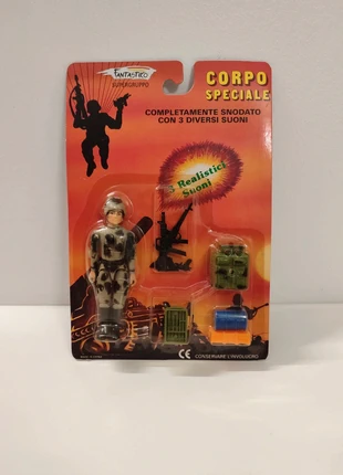 Action figure vintage soldier Corpo Speciale KO Kodak J.I.Joe, brand: Hasbro, condizioni: Nuovo senza cartellino, taglia: Taglia unica, €40.00, €42.70 include la Protezione acquisti
