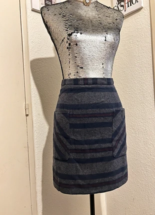 Jupe rayée hiver chic vintage, marke: Falmer Heritage, zustand: Sehr gut, größe: M / 38 / 10, 8,00 €, 9,10 € beinhaltet Vinted-Käuferschutz Pro