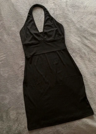 Vestido ajustado cuello halter espalda descubierta, marque: Shein, état: Neuf avec étiquette, taille: XS / 34 / 6, 5,00 €, 5,95 € Protection acheteurs incluse