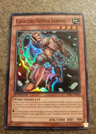 Titolo Carta: Cavaliere-Gemma Sardonyx, brand: Yu-Gi-Oh!, condizioni: Nuovo senza cartellino, €4.00, €4.90 include la Protezione acquisti