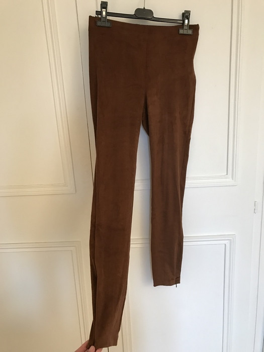 pantalon velours marrons Zara  2