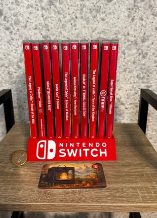 Game Stand for 10 Cases Nintendo Switch Red, condition: New without tags, £8.99, £10.14 includes Buyer Protection