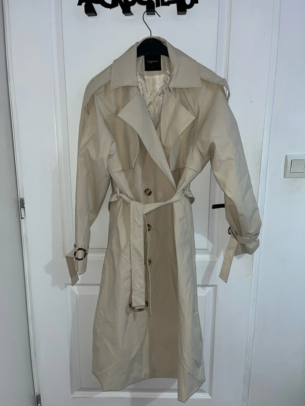 Trench beige Miss Linoush 1