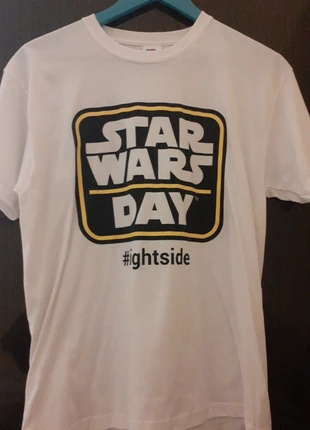 Star Wars day white t-shirt maglietta bianca #lightside, marque: Star Wars, état: Très bon état, taille: M, 10,00 €, 11,20 € Protection acheteurs incluse