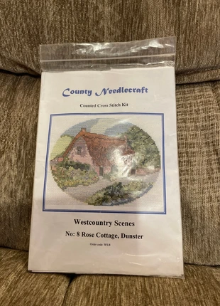 Cross stitch kit - no 8, Rose Cottage, Dunster, brand: county needlecraft, condition: New with tags, £3.00, £3.85 includes Buyer Protection