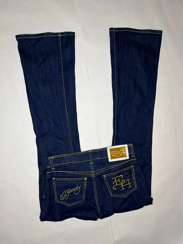 ed hardy flared jeans 2