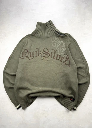 Pull Quiksilver Vintage Y2K Années 2000 Vert Kaki Taille XL Homme Surf Retro, marque: Quiksilver, état: Très bon état, taille: XL, 49,90 €, 53,10 € Protection acheteurs (Pro) incluse