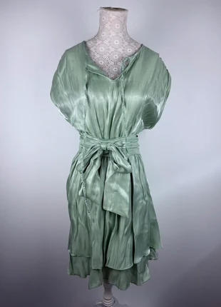 Robe satinée menthe Made in Italy – Neuf avec étiquette – Taille unique 36 à 46, marke: Made In Italy, zustand: Neu, mit Etikett, größe: Einheitsgröße, 10,00 €, 11,20 € inklusive Vinted-Käuferschutz