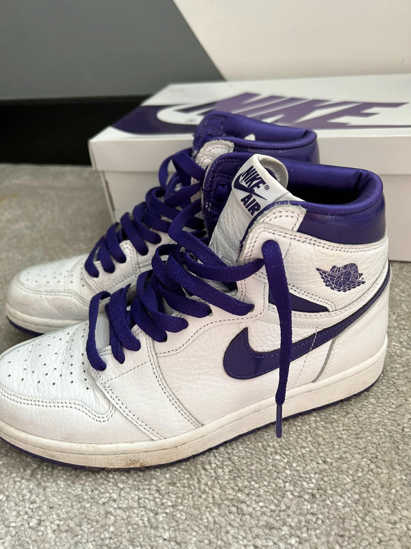 Jordan clearance 1s purple