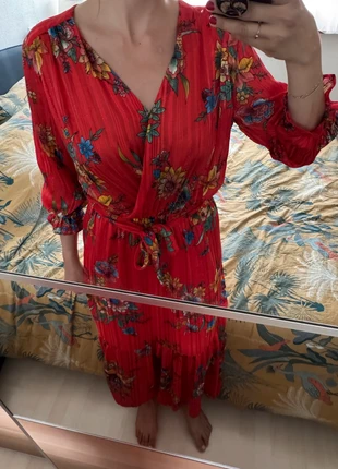 Robe longue fleurie ILVA – bohème et lumineuse 🌺, merk: Ilva, staat: Heel goed, maat: M / 38 / 10, € 15,00, € 16,45 inclusief Kopersbescherming