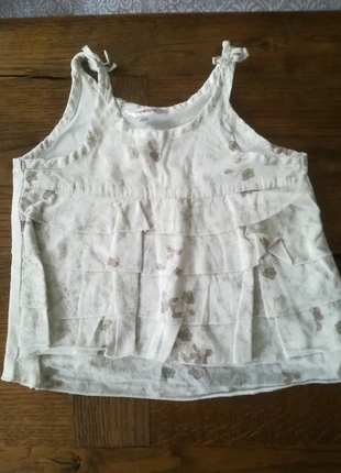Tee shirt bretelles fille, brand: Kid Kanai, condition: Very good, size: 18-24 months / 86 cm, €1.00, €1.75 includes Buyer Protection