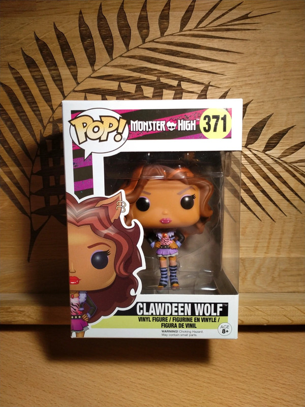 Funko Pop Monster High Clawdeen Wolf 371 Super RARE Vaulted with