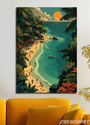 Poster métallique 30cm x 42cm Paysage Mer + aimant mural fourni., marque: Alternative, état: Très bon état, 28,40 €, 30,52 € Protection acheteurs (Pro) incluse
