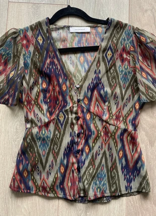Blouse motif promod T.36, marque: Promod, état: Très bon état, taille: S / 36 / 8, 7,00 €, 8,05 € Protection acheteurs incluse