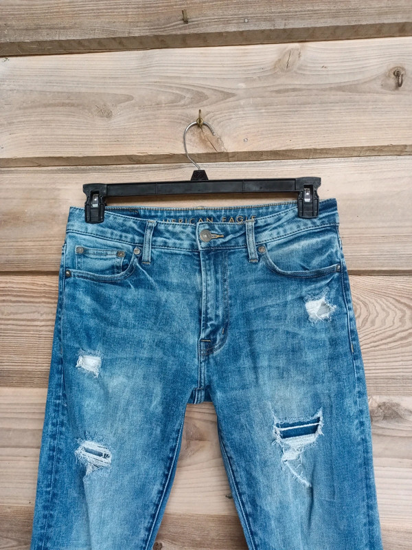 American Eagle Flex Slim Ripped Jeans 2