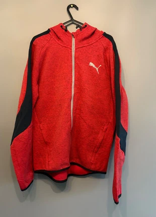 Men's Red & Black Track Full Zip Vintage Hoodie | Puma | Size UK Small, brand: Puma, condition: Very good, size: S, £10.00, £11.20 includes Buyer Protection