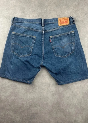 Short en jean bleu Levi's 501 homme taille L - W36 coupe droite - SHO0408, merk: Levi's, staat: Heel goed, maat: L, € 9,00, € 10,15 inclusief Kopersbescherming Pro