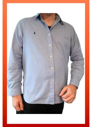 Chemise Ralph Lauren Bleue Manches Longues légèrement rayé de blanc taille L, marca: Ralph Lauren, estado: Muy bueno, tamaño: L, 28,00 €, 30,10 € Protección al comprador incluida