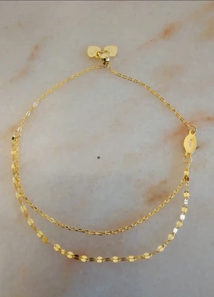 Pulsera doble cadena plata 925, marque: Plata, état: Neuf sans étiquette, 14,00 €, 15,40 € Protection acheteurs incluse