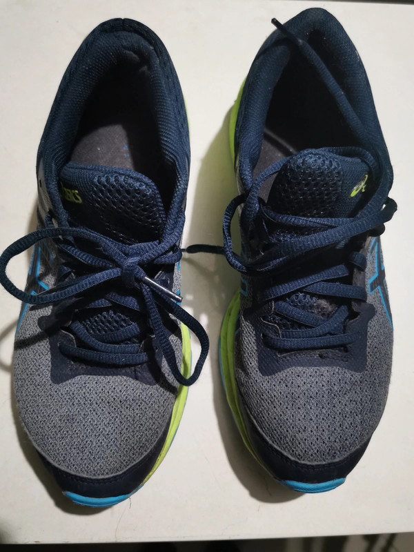 Scarpe antipronazione da bambino blu giallo. Vinted