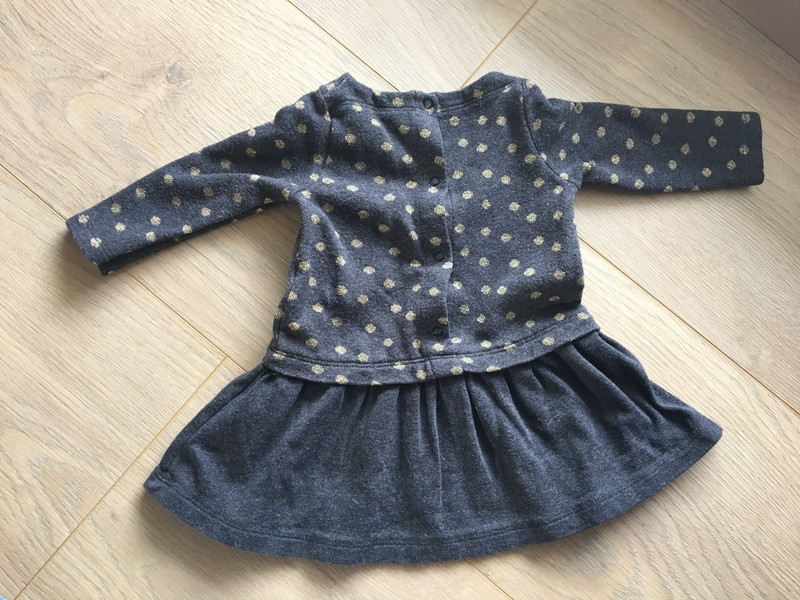 Robe Petit Bateau A Pois Dore 6 Mois Fille Bebe Vinted