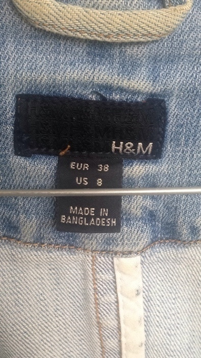 Veste en jean h&m 2