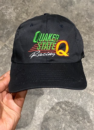 Casquette 90s vintage Quaker State Racing noir orange vert, brand: Vintage Dressing, condition: Very good, size: One size, €30.00, €32.20 includes Buyer Protection