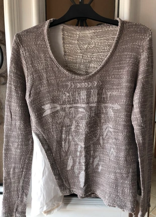 Pull marron beige taille unique (38) bon état , condition: Good, size: One size, €2.00, €2.80 includes Buyer Protection