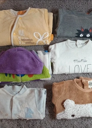 Lot 6 pyjamas, marke: Disney, zustand: Gut, größe: 3-6 Monate / 62, 10,00 €, 11,20 € inklusive Vinted-Käuferschutz