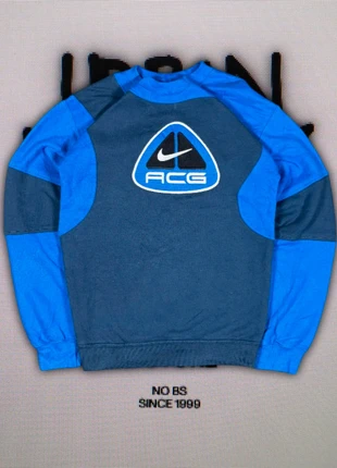 Nike ACG 90's Custom Sweatshirt, Navy and Blue, Size S, Y2K Boxy Fit, brand: Nike ACG, condizioni: Nuovo senza cartellino, taglia: S, €39.99, €42.69 include la Protezione acquisti