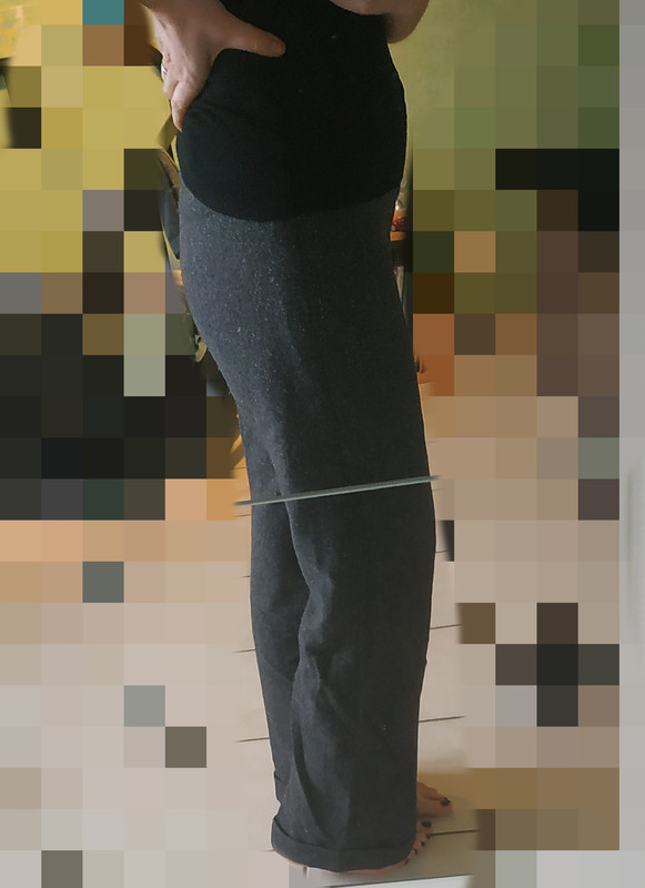 Pantalon d'hiver gris chiné 2