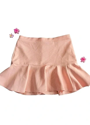 Mini jupe plissée volanté rose pâle pastel courte coquette style, marca: COQUETTE, estado: Muito bom, tamanho: M / 38 / 10, €9.00, €10.15 inclui Proteção do Comprador