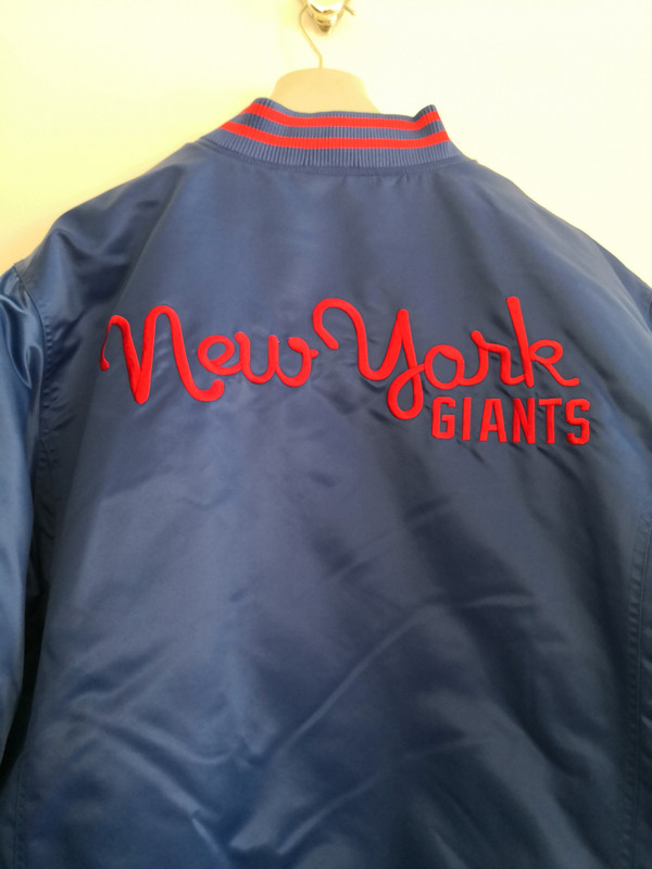 Men's XL Reebok Pro Line NFL NY Giants Puffer Jacket - Vinted