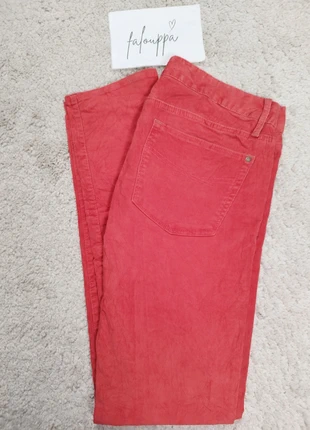 Pantalon velour côtelé rouge skinny , red vintage corduroy skinny,vintage streetwear , taille FR40, marca: Vintage Dressing, estado: Muito bom, tamanho: L / 40 / 12, €14.00, €15.40 inclui Proteção do Comprador Pro