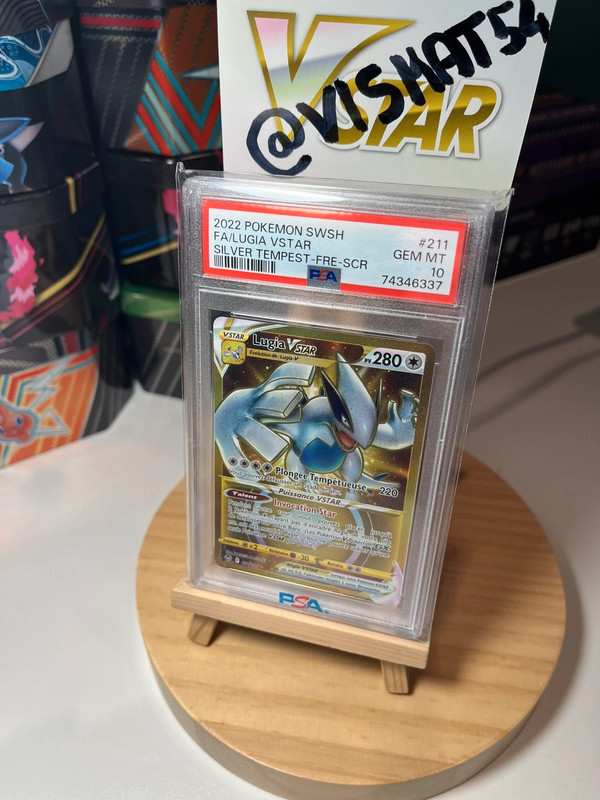 Lugia tempête argentée PSA 10