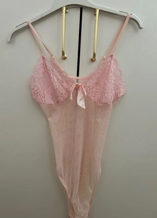 Babydoll-body rosa rete, marke: Nightwear, zustand: Neu, größe: M / 38 / 10, 3,00 €, 3,85 € inklusive Vinted-Käuferschutz
