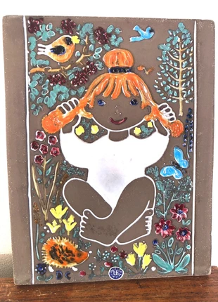 Dorothy Clough vintage wall plaque, condition: Good, €75.00, €79.45 includes Buyer Protection