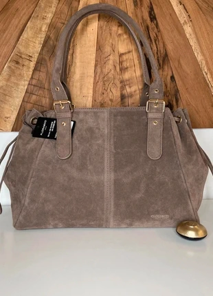 Sac à main élégant et spacieux taupe, brand: Boutique Parisienne, condizioni: Nuovo con cartellino, €45.00, €47.95 include la Protezione acquisti
