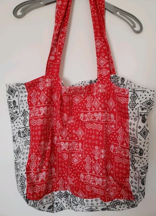 Sac cabas bandana réversible, marca: Handmade, estado: Nuevo con etiquetas, 15,00 €, 16,45 € Protección al comprador incluida